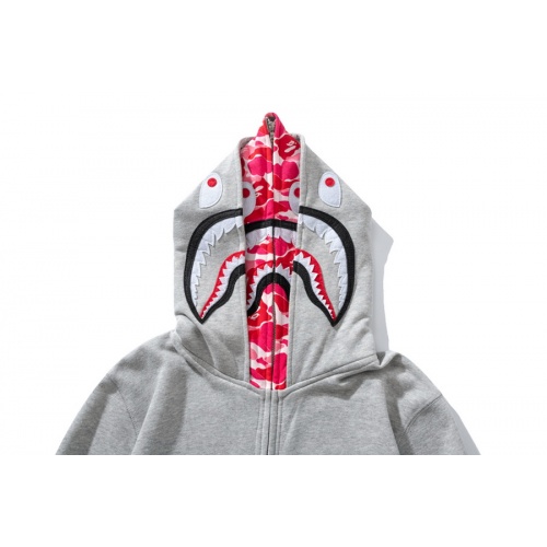 Replica Bape Hoodies Long Sleeved For Men #1021960 $52.00 USD for Wholesale