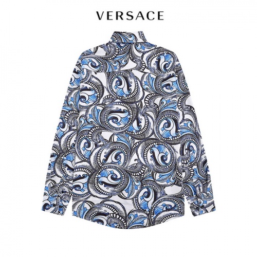 Replica Versace Shirts Long Sleeved For Men #1022087 $38.00 USD for Wholesale