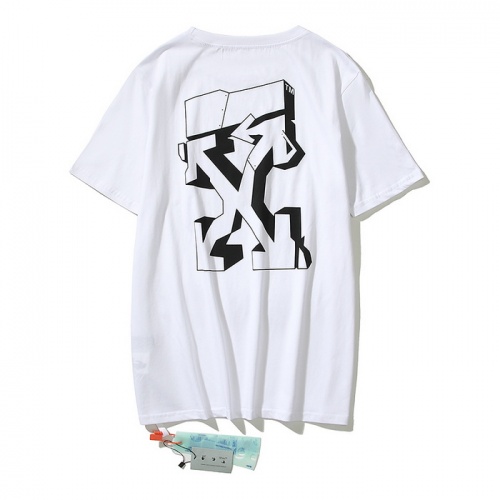 Off-White T-Shirts Short Sleeved For Unisex #1022219 $27.00 USD, Wholesale Replica Off-White T-Shirts