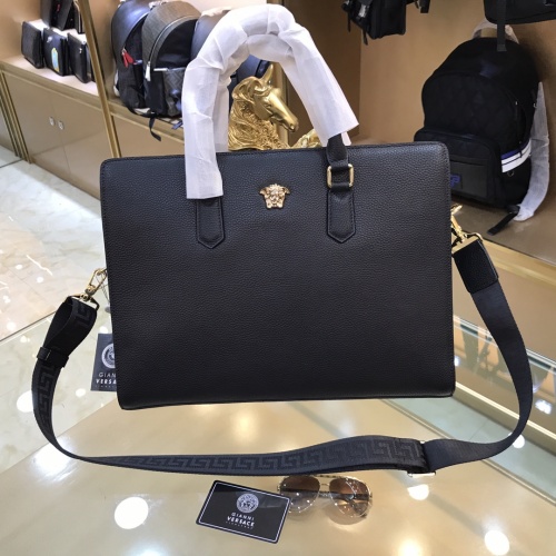 Replica Versace AAA Man Handbags #1022236 $155.00 USD for Wholesale