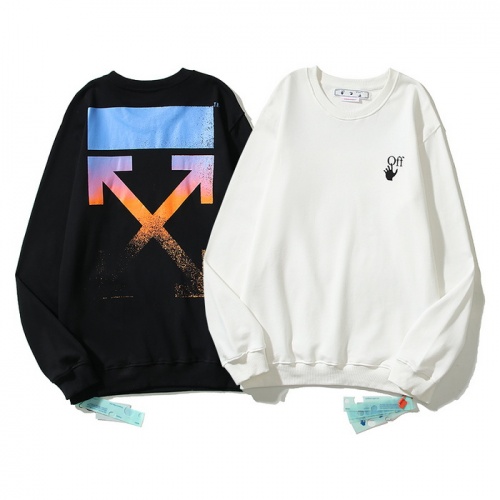 Replica Off-White Hoodies Long Sleeved For Unisex #1022250 $42.00 USD for Wholesale