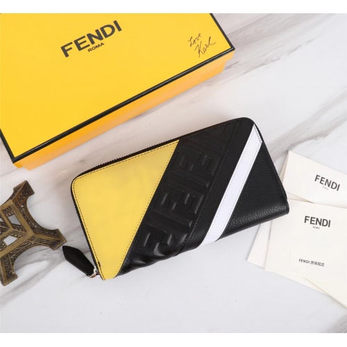 Fendi AAA Quality Wallet #1022268 $64.00 USD, Wholesale Replica Fendi AAA+ Quality Wallet