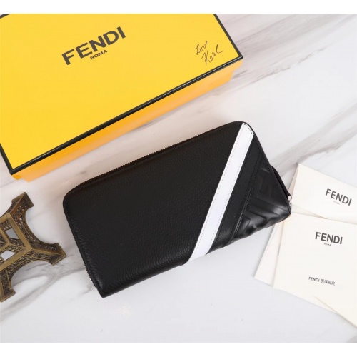 Replica Fendi AAA Quality Wallet #1022268 $64.00 USD for Wholesale