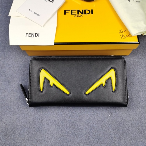 Fendi AAA Quality Wallet #1022276 $64.00 USD, Wholesale Replica Fendi AAA+ Quality Wallet