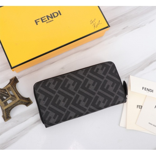 Replica Fendi AAA Quality Wallet #1022279 $64.00 USD for Wholesale