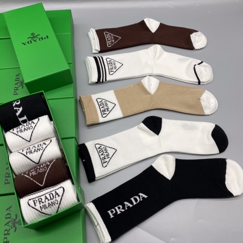 Replica Prada Socks #1022283 $27.00 USD for Wholesale