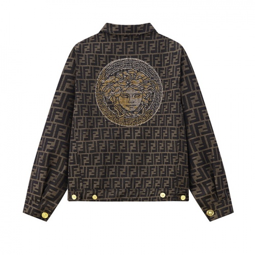 Versace Jackets Long Sleeved For Unisex #1022333 $76.00 USD, Wholesale Replica Versace Jackets
