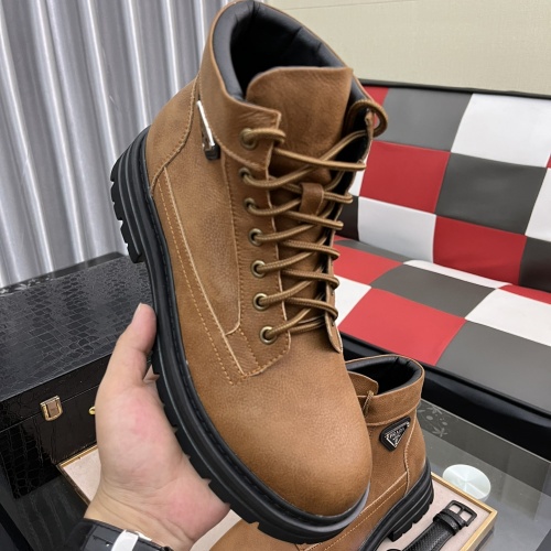 Replica Prada Boots For Men #1022457 $80.00 USD for Wholesale