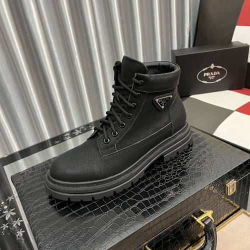 Replica Prada Boots For Men #1022458 $80.00 USD for Wholesale