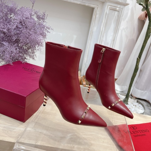 Replica Valentino Boots For Women #1022496 $105.00 USD for Wholesale