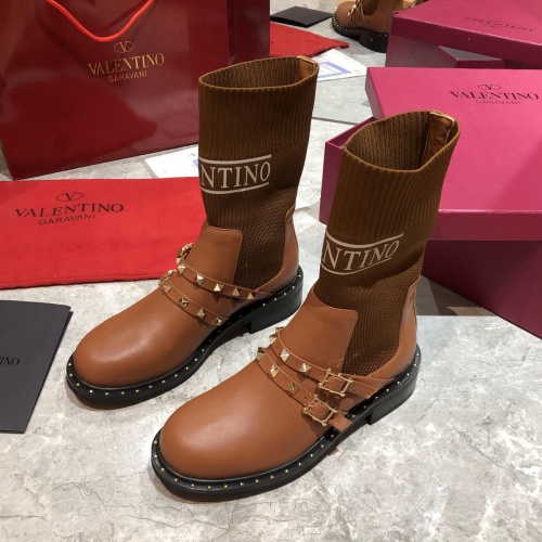 Valentino Boots For Women #1022499 $96.00 USD, Wholesale Replica Valentino Boots