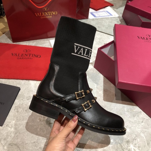 Replica Valentino Boots For Women #1022500 $96.00 USD for Wholesale