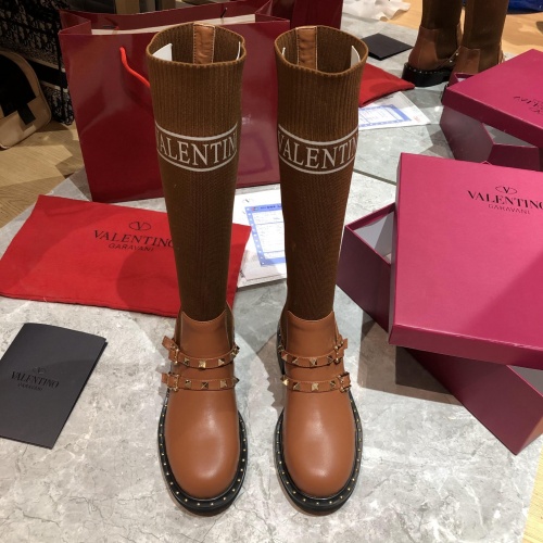 Replica Valentino Boots For Women #1022501 $98.00 USD for Wholesale
