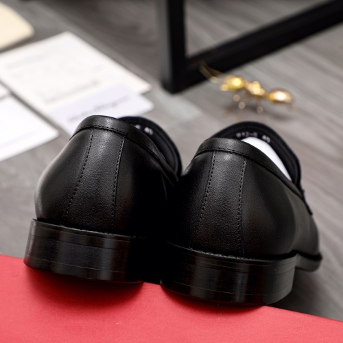 Replica Salvatore Ferragamo Leather Shoes For Men #1022634 $76.00 USD for Wholesale