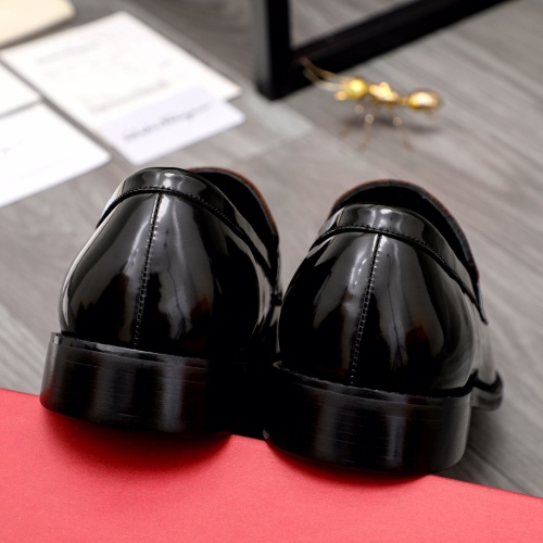 Replica Salvatore Ferragamo Leather Shoes For Men #1022638 $85.00 USD for Wholesale