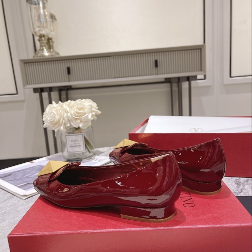Replica Valentino Flat Shoes For Women #1022901 $96.00 USD for Wholesale