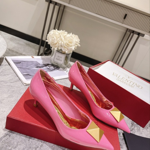 Replica Valentino High-Heeled Shoes For Women #1022938 $98.00 USD for Wholesale
