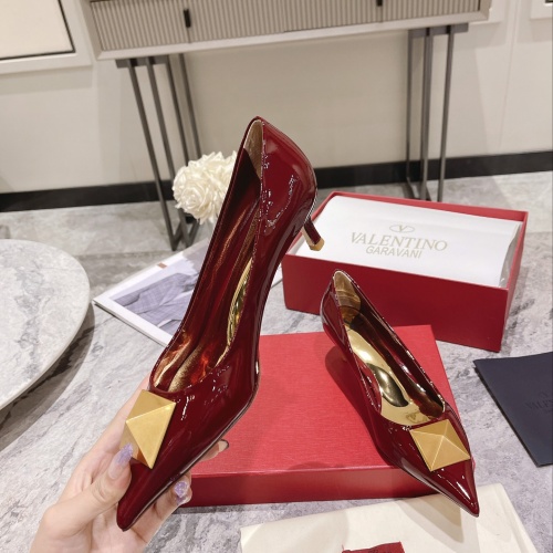 Replica Valentino High-Heeled Shoes For Women #1022939 $98.00 USD for Wholesale