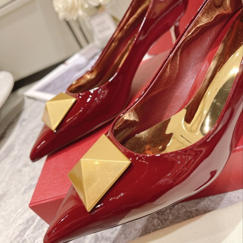 Replica Valentino High-Heeled Shoes For Women #1022939 $98.00 USD for Wholesale