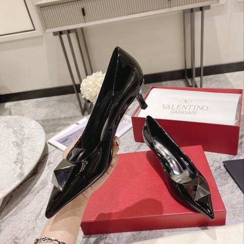 Replica Valentino High-Heeled Shoes For Women #1022941 $98.00 USD for Wholesale