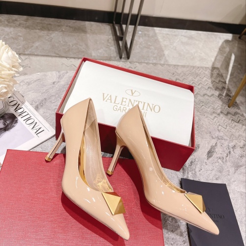 Replica Valentino High-Heeled Shoes For Women #1022945 $98.00 USD for Wholesale