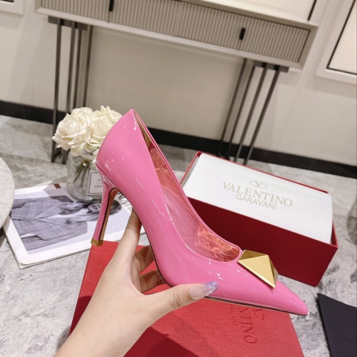 Replica Valentino High-Heeled Shoes For Women #1022946 $98.00 USD for Wholesale