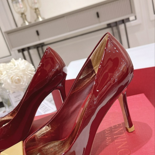 Replica Valentino High-Heeled Shoes For Women #1022947 $98.00 USD for Wholesale