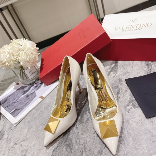 Replica Valentino High-Heeled Shoes For Women #1022950 $98.00 USD for Wholesale