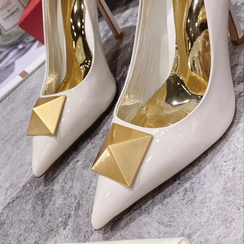 Replica Valentino High-Heeled Shoes For Women #1022950 $98.00 USD for Wholesale