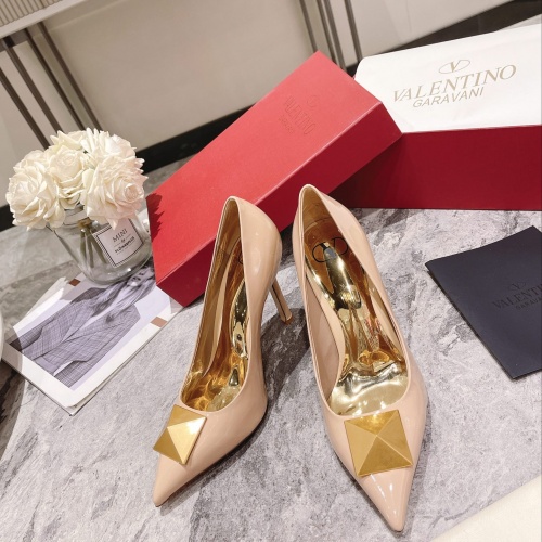Replica Valentino High-Heeled Shoes For Women #1022951 $98.00 USD for Wholesale