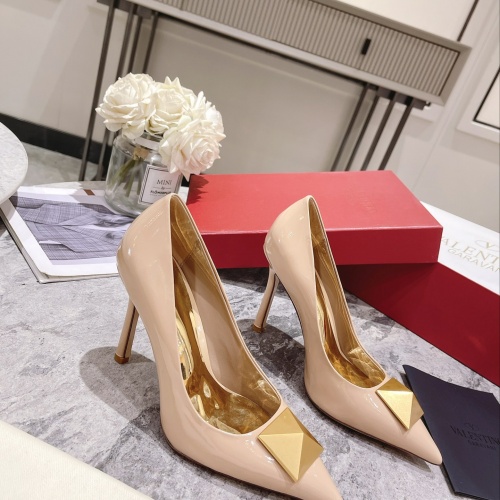 Replica Valentino High-Heeled Shoes For Women #1022951 $98.00 USD for Wholesale