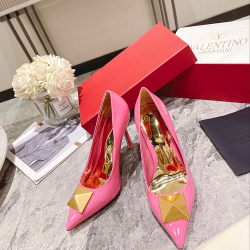Replica Valentino High-Heeled Shoes For Women #1022952 $98.00 USD for Wholesale