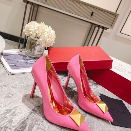 Replica Valentino High-Heeled Shoes For Women #1022952 $98.00 USD for Wholesale