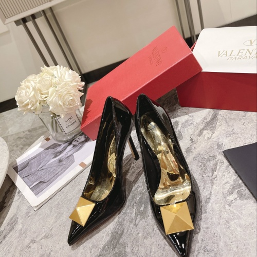 Replica Valentino High-Heeled Shoes For Women #1022954 $98.00 USD for Wholesale