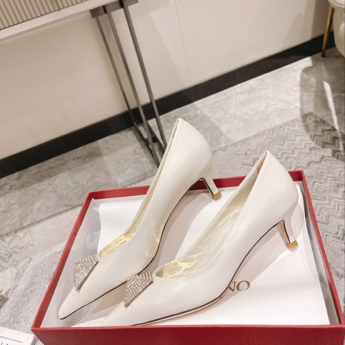 Replica Valentino High-Heeled Shoes For Women #1022958 $102.00 USD for Wholesale