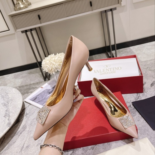 Replica Valentino High-Heeled Shoes For Women #1022959 $102.00 USD for Wholesale