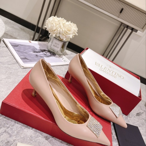 Replica Valentino High-Heeled Shoes For Women #1022959 $102.00 USD for Wholesale