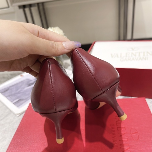 Replica Valentino High-Heeled Shoes For Women #1022961 $102.00 USD for Wholesale