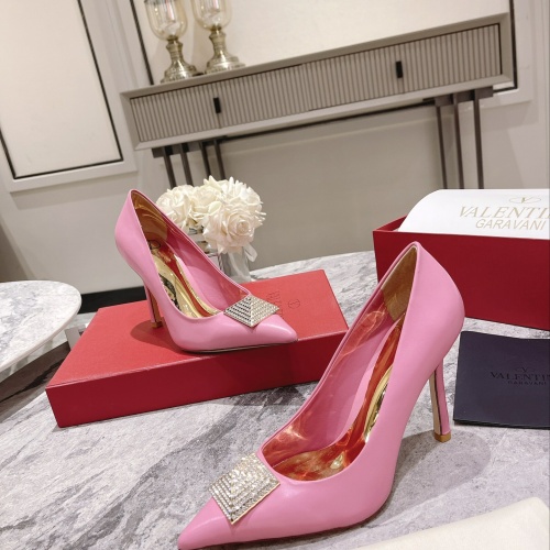 Replica Valentino High-Heeled Shoes For Women #1022966 $102.00 USD for Wholesale
