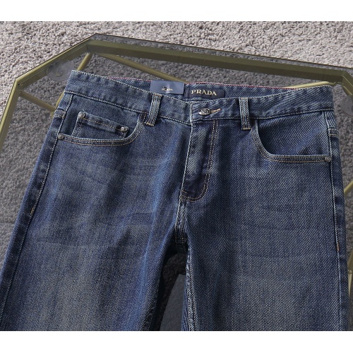 Replica Prada Jeans For Men #1022968 $48.00 USD for Wholesale