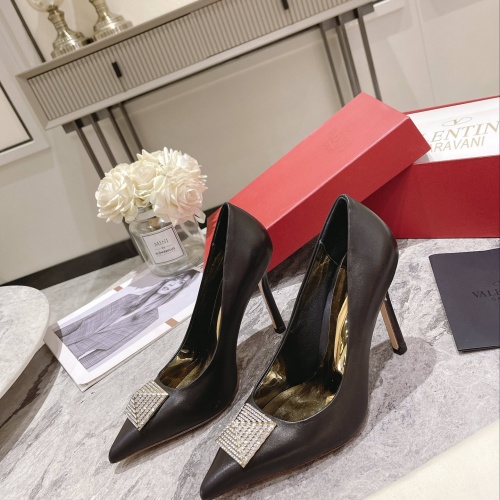 Valentino High-Heeled Shoes For Women #1022969 $102.00 USD, Wholesale Replica Valentino High-Heeled Shoes