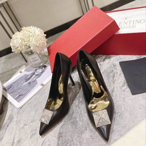 Replica Valentino High-Heeled Shoes For Women #1022969 $102.00 USD for Wholesale