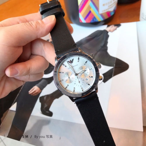 Armani Watches For Men #1023043 $36.00 USD, Wholesale Replica Armani Watches