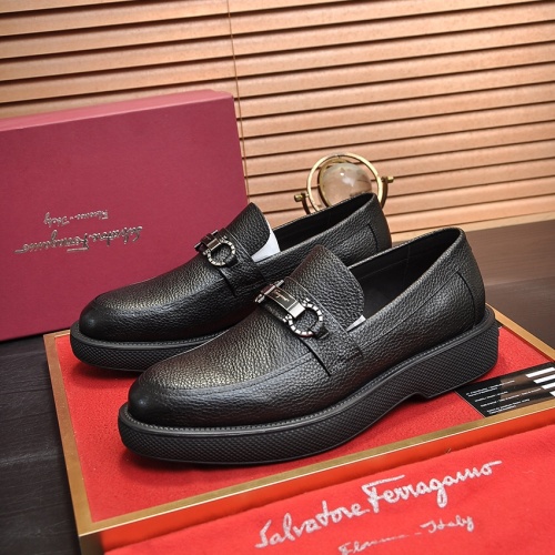 Salvatore Ferragamo Leather Shoes For Men #1023149 $112.00 USD, Wholesale Replica Salvatore Ferragamo Leather Shoes
