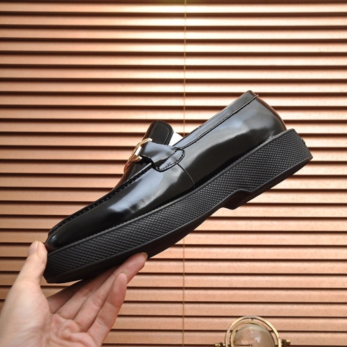 Replica Salvatore Ferragamo Leather Shoes For Men #1023151 $112.00 USD for Wholesale