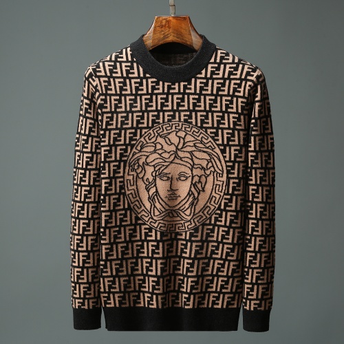 Versace Sweaters Long Sleeved For Men #1023182 $48.00 USD, Wholesale Replica Versace Sweaters