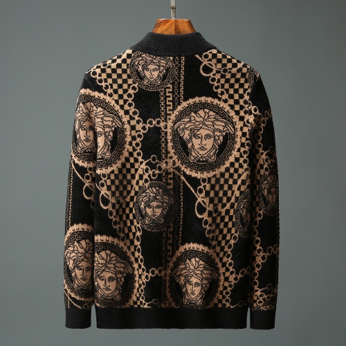 Replica Versace Sweaters Long Sleeved For Men #1023185 $76.00 USD for Wholesale