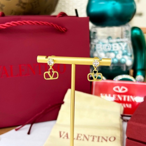 Replica Valentino Earrings For Women #1023274 $25.00 USD for Wholesale