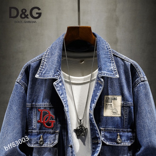 Replica Dolce & Gabbana D&G Jackets Long Sleeved For Men #1023276 $60.00 USD for Wholesale