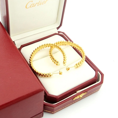 Replica Cartier Earrings For Women #1023649 $42.00 USD for Wholesale
